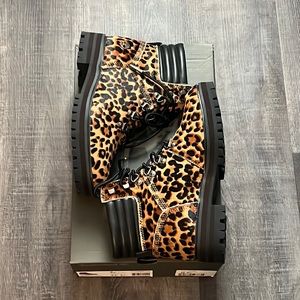 Timberland Leopard Print Ankle Boots